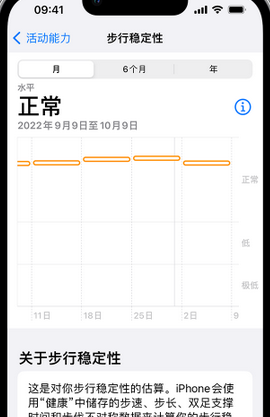 赣榆iPhone手机维修如何在iPhone开启'步行稳定性通知'