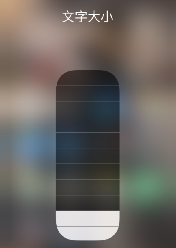 赣榆苹果手机维修分享小技巧：在 iPhone 控制中心快速调节字体大小 