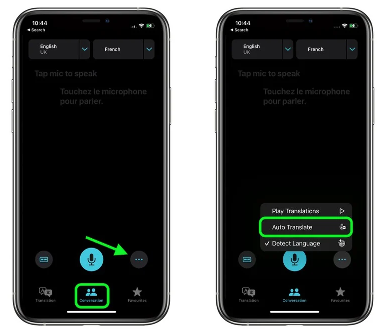 赣榆苹果手机维修分享iOS 15 “翻译” App 新改进 