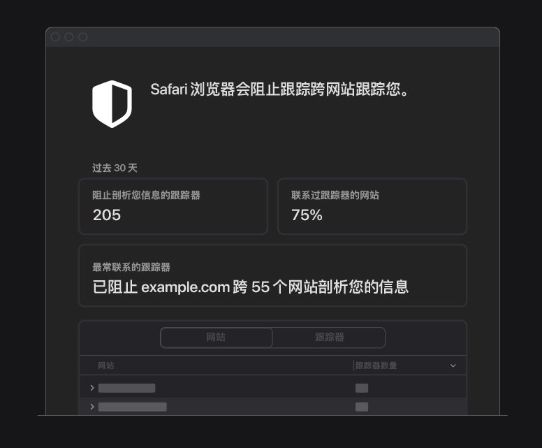 赣榆苹果手机维修分享如何在 Safari 浏览器中查看和打开隐私报告 